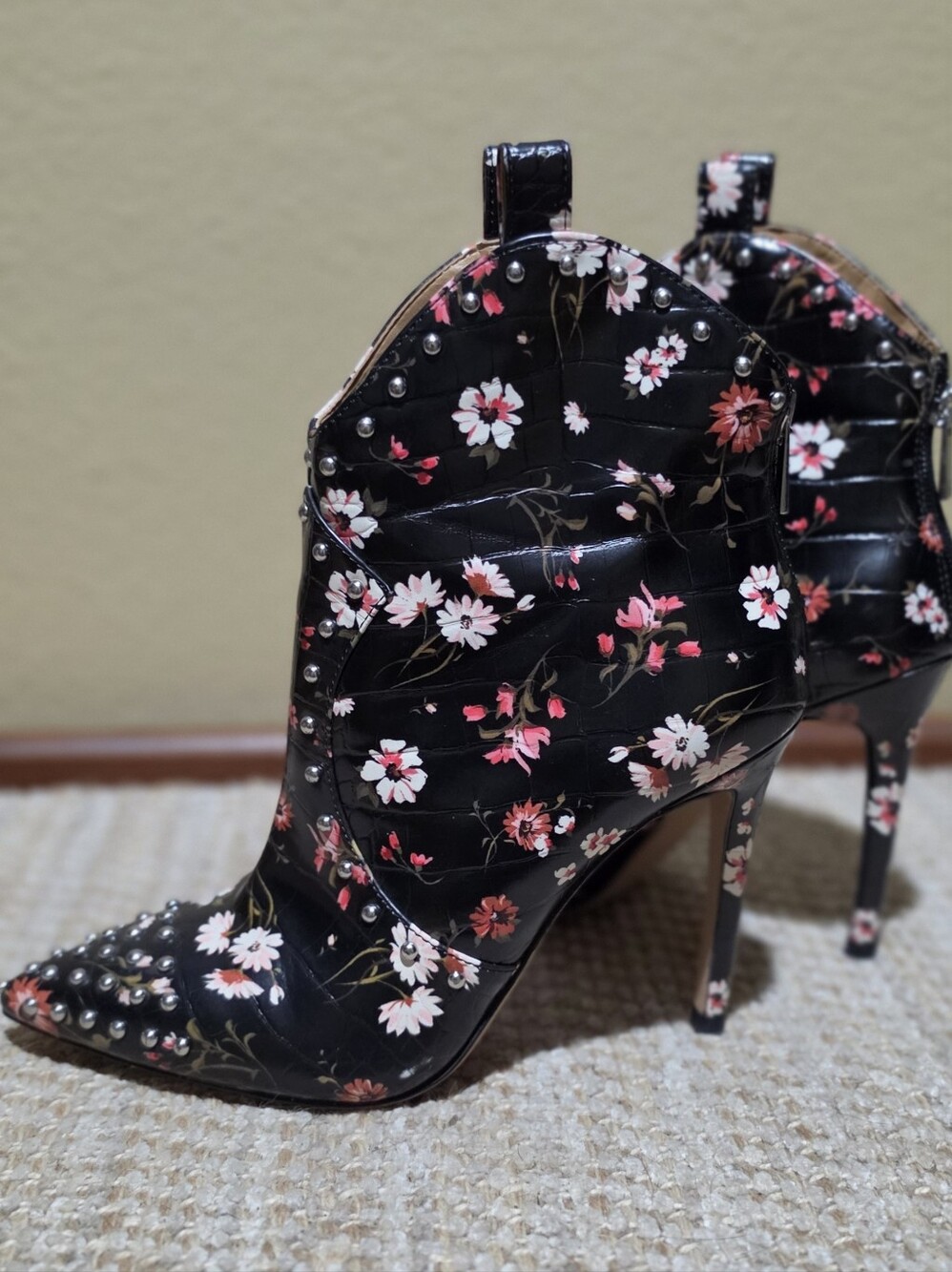 Jessica Simpson Pixillez 3 Stiletto Bootie Sz. 7 $128 - Picture 5 of 11